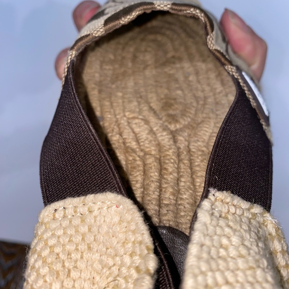 Coach Brown Espadrille Flats - Picture 7 of 7